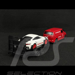 Set Porsche 911 GT3 RS Type 992 2023 et Combi Volkswagen ID Buzz 1/38 Welly MAP01024025