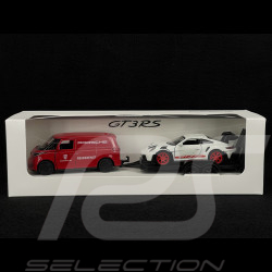 Set Porsche 911 GT3 RS Type 992 2023 et Combi Volkswagen ID Buzz 1/38 Welly MAP01024025