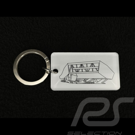 Porte-Clés Porsche Museum Stuttgart Blanc MAP01500325