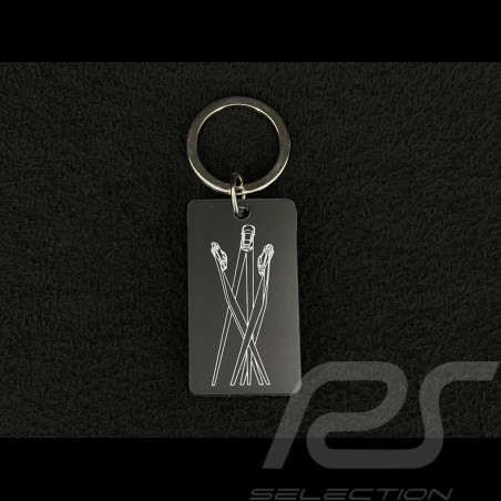 Porte-Clés Porsche Museum Stuttgart Sculpture Inspiration 911 Noir MAP01500425