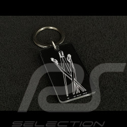 Porte-Clés Porsche Museum Stuttgart Sculpture Inspiration 911 Noir MAP01500425