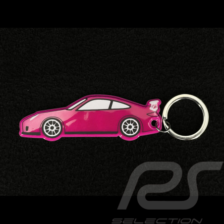Porte-Clés Porsche 911 GT3 Type 997 2009 Rose Fluorescent MAP01690625