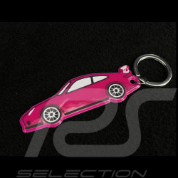 Porte-Clés Porsche 911 GT3 Type 997 2009 Rose Fluorescent MAP01690625