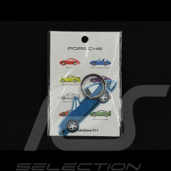 Porte-Clés Porsche 911 S Targa 2.7 1973 Bleu Fluorescent MAP01690225