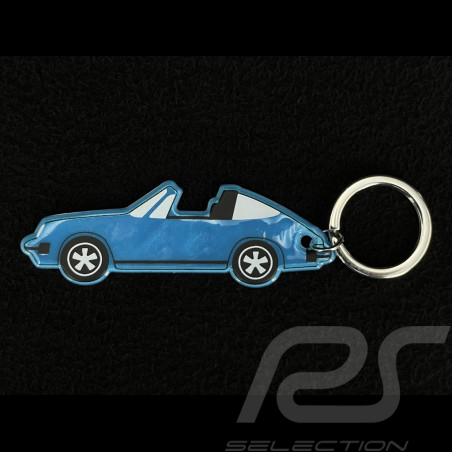 Porte-Clés Porsche 911 S Targa 2.7 1973 Bleu Fluorescent MAP01690225