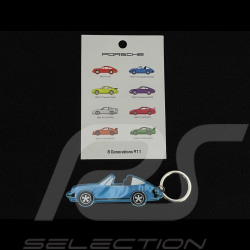 Porte-Clés Porsche 911 S Targa 2.7 1973 Bleu Fluorescent MAP01690225