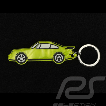 Porte-Clés Porsche 911 Turbo 3.6 Type 964 1993 Jaune Fluorescent MAP01690325