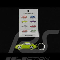 Porte-Clés Porsche 911 Turbo 3.6 Type 964 1993 Jaune Fluorescent MAP01690325