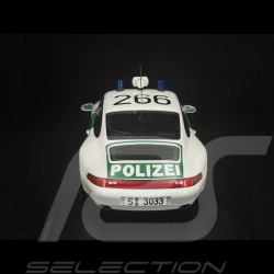 Porsche 911 Coupé Type 993 1993 Polizei Stuttgart Blanc / Vert 1/18 Minichamps 155061190