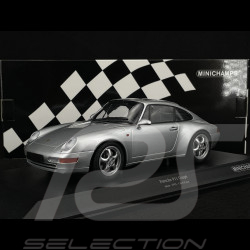 Porsche 911 Coupé Type 993 1993 Argent 1/18 Minichamps 155061101
