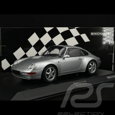 Porsche 911 Coupé Type 993 1993 Argent 1/18 Minichamps 155061101