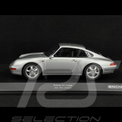 Porsche 911 Coupé Type 993 1993 Argent 1/18 Minichamps 155061101