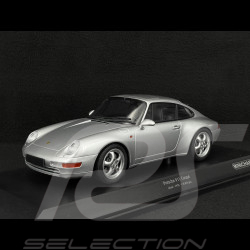 Porsche 911 Coupé Type 993 1993 Argent 1/18 Minichamps 155061101