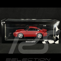 Porsche 911 Turbo Type 993 1995 Rouge Indien 1/18 Minichamps 155061170