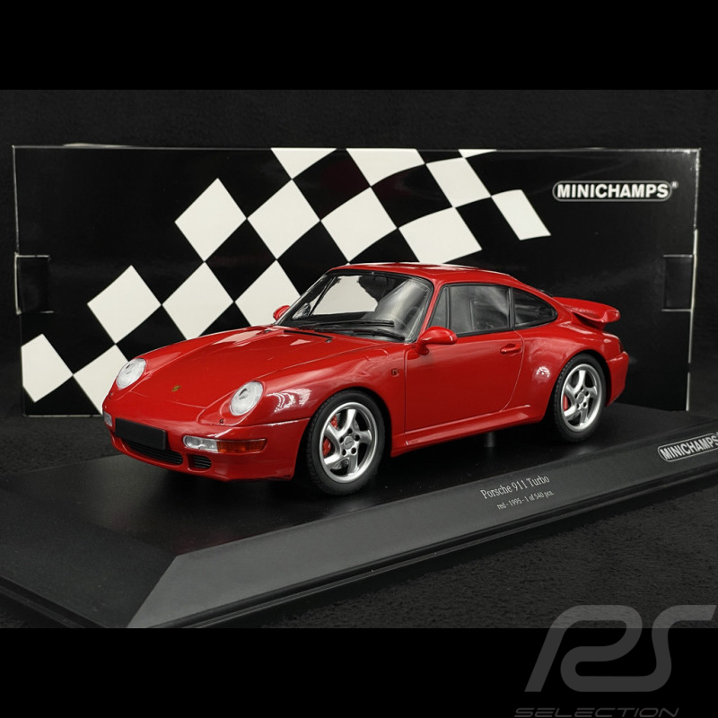Porsche 911 Turbo Type 993 1995 Rouge Indien 1/18 Minichamps 155061170