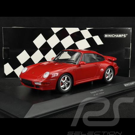 Porsche 911 Turbo Type 993 1995 Rouge Indien 1/18 Minichamps 155061170