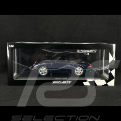 Porsche 911 Cabriolet Type 993 1994 Bleu Iris Métallisé 1/18 Minichamps 155061130