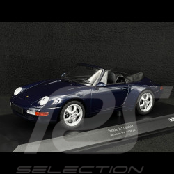 Porsche 911 Cabriolet Type 993 1994 Bleu Iris Métallisé 1/18 Minichamps 155061130