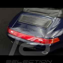 Porsche 911 Cabriolet Type 993 1994 Bleu Iris Métallisé 1/18 Minichamps 155061130