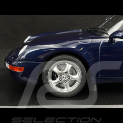 Porsche 911 Cabriolet Type 993 1994 Bleu Iris Métallisé 1/18 Minichamps 155061130
