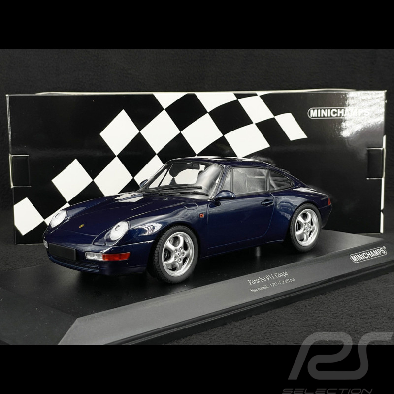Porsche 911 Coupé Type 993 1993 Bleu Iris Métallisé 1/18 Minichamps 155061100