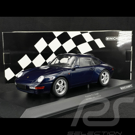 Porsche 911 Coupé Type 993 1993 Bleu Iris Métallisé 1/18 Minichamps 155061100