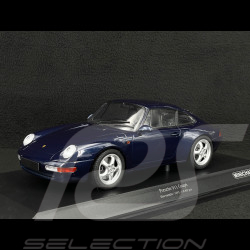 Porsche 911 Coupé Type 993 1993 Bleu Iris Métallisé 1/18 Minichamps 155061100