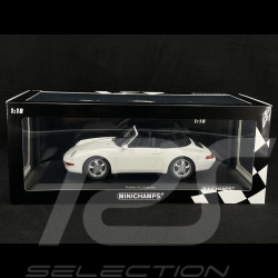Porsche 911 Cabriolet Type 993 1994 Blanc 1/18 Minichamps 155061131