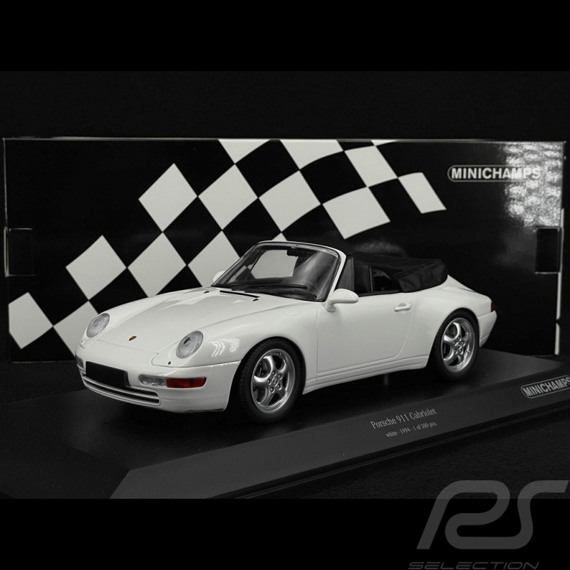 Porsche 911 Cabriolet Type 993 1994 Blanc 1/18 Minichamps 155061131