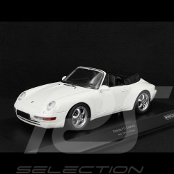 Porsche 911 Cabriolet Type 993 1994 Blanc 1/18 Minichamps 155061131