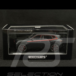 BMW XM G09 Label Red 2023 Noir Mat 1/43 Minichamps 410023301