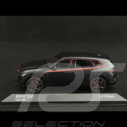 BMW XM G09 Label Red 2023 Noir Mat 1/43 Minichamps 410023301