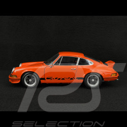 Porsche 911 Carrera RS 2.7 1972 Orange Sanguine / Bandes Noires 1/18 Minichamps 100066024
