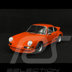Porsche 911 Carrera RS 2.7 1972 Orange Sanguine / Bandes Noires 1/18 Minichamps 100066024