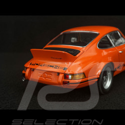 Porsche 911 Carrera RS 2.7 1972 Orange Sanguine / Bandes Noires 1/18 Minichamps 100066024