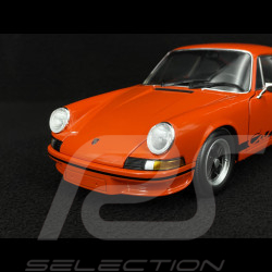 Porsche 911 Carrera RS 2.7 1972 Orange Sanguine / Bandes Noires 1/18 Minichamps 100066024
