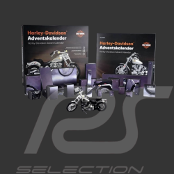 Harley Davidson Adventskalender FXST Softail 1984 Silber 1/24 Franzis 67284