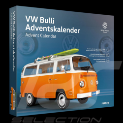 Calendrier de l'Avent Volkswagen Bulli / Combi T2 1975 Orange / Blanc 1/43 Franzis 67223