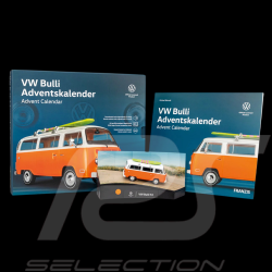 Volkswagen Advent Calendar Bulli / Combi T2 1975 Orange / White 1/43 Franzis 67223