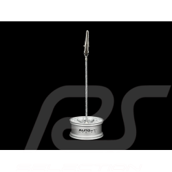 Support Mémo à Pince Jante de Course Argent AutoArt 40408