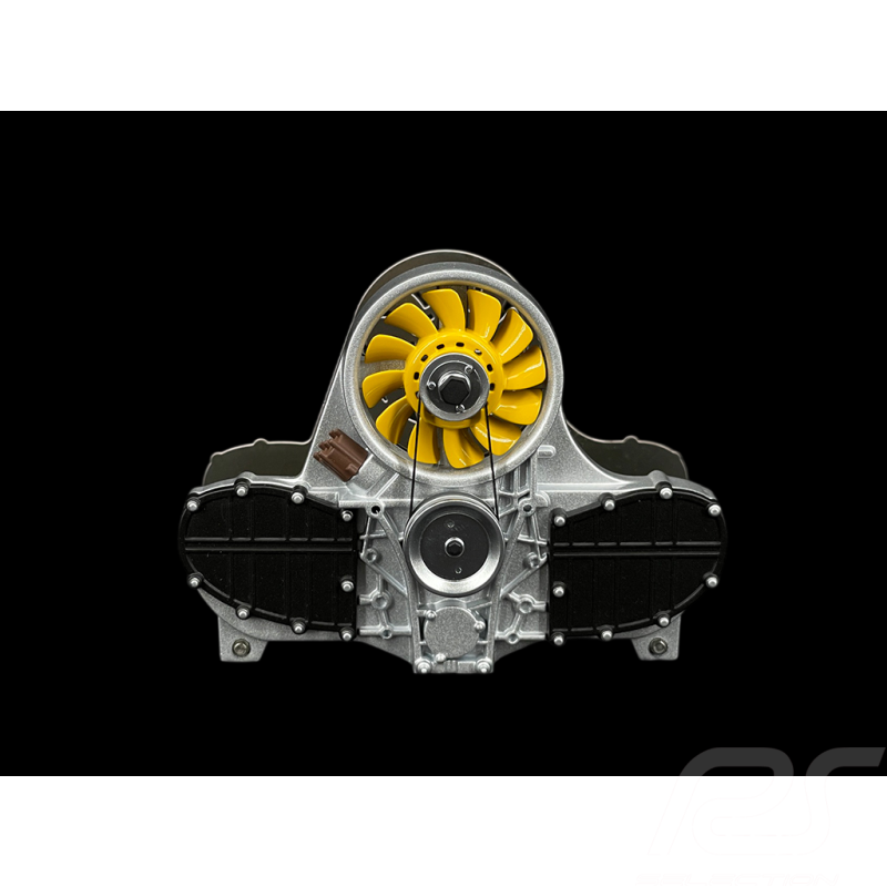 Letter Holder Porsche Flat 6 Engine Yellow AutoArt 45576