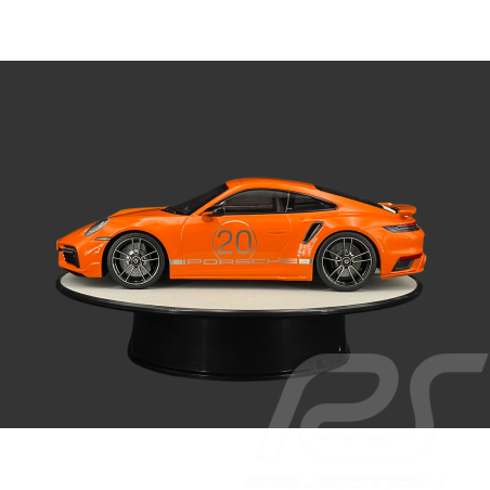 Plateau de Présentation Rotatif pour Modèles 1/18 Argent 25,5 cm Qualité Premium AutoArt 98015