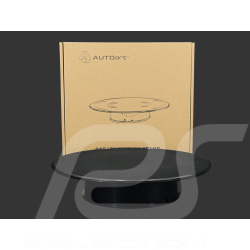 Plateau de Présentation Rotatif pour Modèles 1/18 Noir 25,5 cm Qualité Premium AutoArt 98014