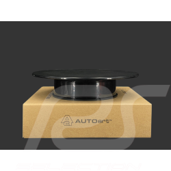 Drehbarer Präsentationsständer für Modelle im Maßstab 1/18 Schwarz 25,5 cm Premium Qualität AutoArt 98014