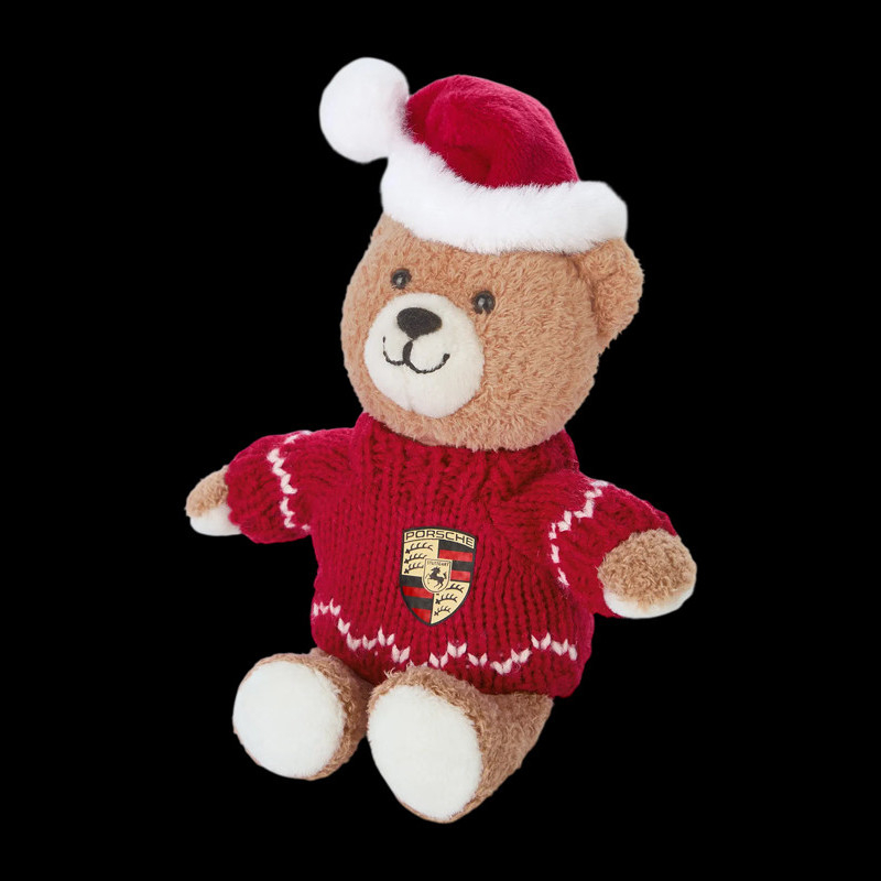 Porsche Keyring Christmas Bear Plush Brown WAP05003726KBX