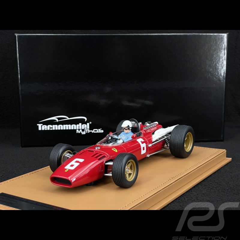 Ludovico Scarfiotti Ferrari 312 F1 n° 6 Winner Italian GP 1966 F1 1/18 Tecnomodel TMD18-318A