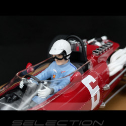 Ludovico Scarfiotti Ferrari 312 F1 n° 6 Vainqueur GP Italie 1966 F1 1/18 Tecnomodel TMD18-318A