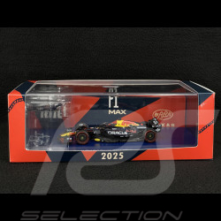 Max Verstappen Red Bull RB21 n° 1 Sieger GP USA 2025 F1 mit Figur und Pit Board 1/43 Spark S9666