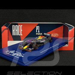 Max Verstappen Red Bull RB21 n° 1 Vainqueur GP USA 2025 F1 avec Figurine et Pit Board 1/43 Spark S9666