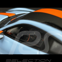 Porsche 911 GT3 RS Type 992 2022 Weissach Package Gulf Blue / Orange Stripes RS Selection x Spark 1/43 43RSF001
